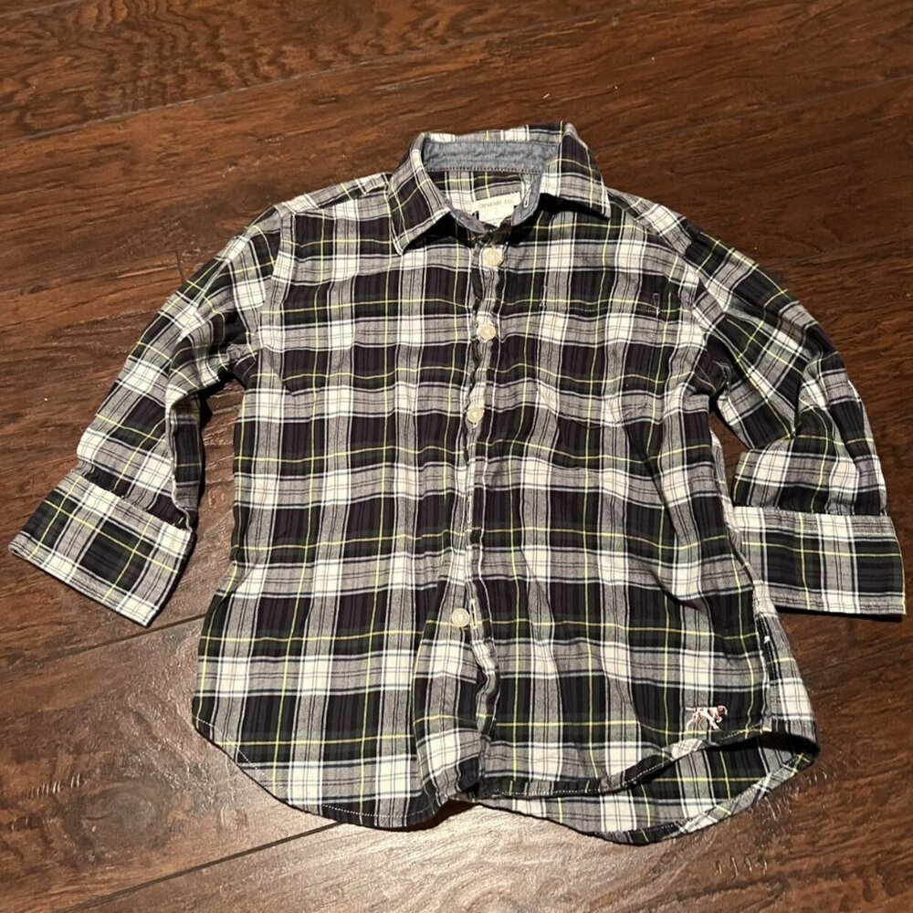 Crewcuts Plaid Button Down Shirt